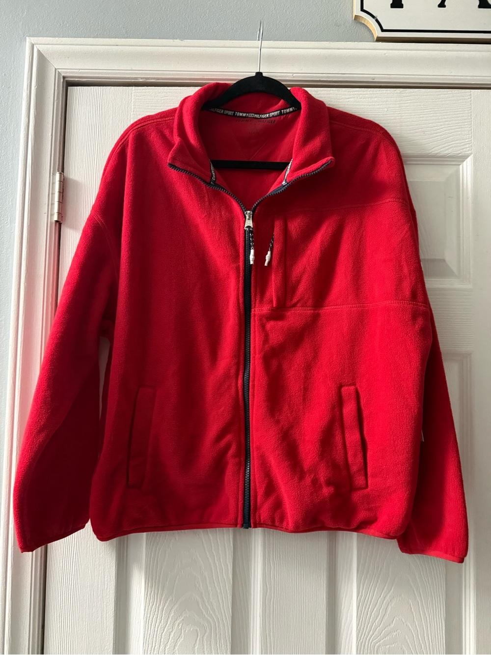 🆕 Tommy Hilfiger Full Zip Polar Fleece Size Large